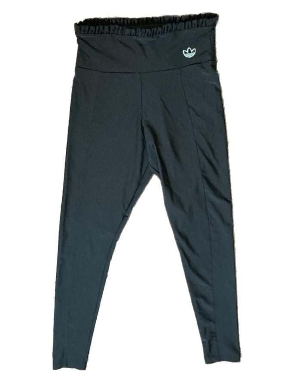 Adidas Originals Women's Black Ruffle Waist Leggings Size M